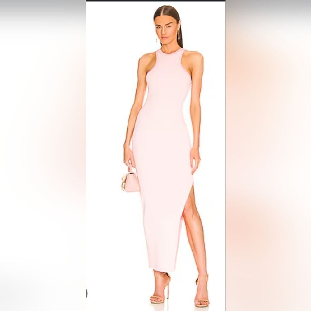 SER.O.YA Blush Pink Sleeveless Maxi Dress
